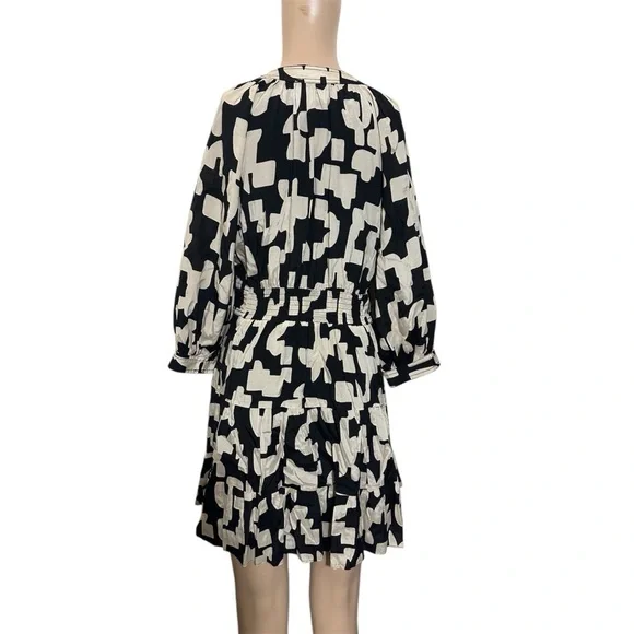 Ba&sh pulse printed mini dress black white - Picture 3 of 8